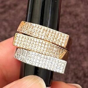 Henri Bendel - Set of 3 Stacking Rings Size 7